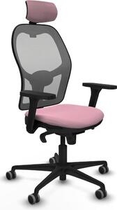 Sedia da ufficio con poggiatesta Piqueras y Crespo 3D036G2 Rosa