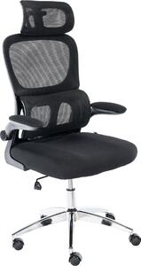 Sedia ergonomica per ufficio - Sedia da ufficio - Supporto lombare regolabile, tessuto a rete traspirante | Colore: Nero