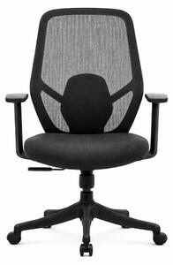 Sedia da ufficio ergonomica con schienale in rete e braccioli regolabili