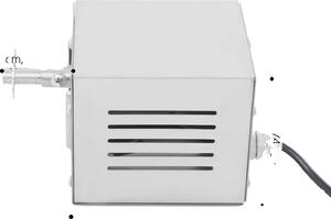 Motore per barbecue, potenza 25 W, struttura in acciaio inossidabile, grigio chiaro