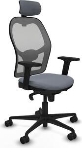 Sedia da ufficio con poggiatesta Piqueras y Crespo 2D036N2 Grigio