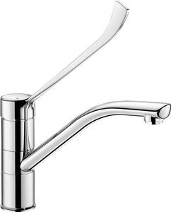 Miscelatore monocomando Delbie SPT con bocca girevole H.155 L.230,leva igiene