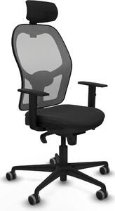 Sedia da ufficio con poggiatesta Jorquera Piqueras y Crespo 1D036G2 Nero