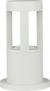 Lampada da terra a LED, per esterni, alluminio, bianco, IP65, H 25cm