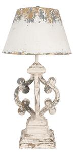 Lampada da tavolo Clayre & Eef Ø 40x79 cm Beige Grigio Ferro