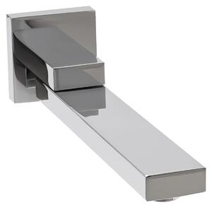Rubinetto da lavabo, design moderno, bocca girevole a 180°, argento, G1/2, cromo