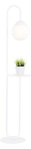 Piantana Minimal Arawn Acciaio Bianco 1 Luce E14 Ip20