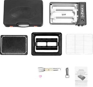 Barbecue a gas, design portatile, controllo della temperatura regolabile, YLLAQF-000200