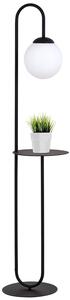 Piantana Minimal Arawn Acciaio Nero 1 Luce E14 Ip20