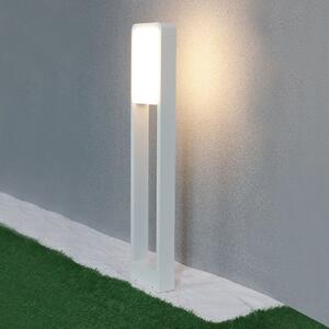 Paletto luminoso a LED, alluminio, bianco, resistente alle intemperie, IP65, H 80cm