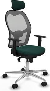 Sedia da ufficio con poggiatesta Jorquera Piqueras y Crespo 1D086N2 verde