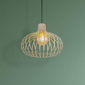 Globo Lampada a sospensione Mateo, dimmerabile, Crema / Ambra, Soggiorno / Sala da pranzo, Metallo, Scandinavo, Lampada a sospensione