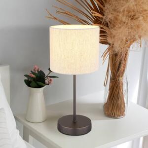 Globo Lampada da tavolo Thea, Crema / Ambra, Soggiorno / Sala da pranzo, Tessuto / Stoffa / Seta, Scandinavo, Lampada da tavolo
