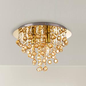 Globo Plafoniera soffitto London, dimmerabile, Ottone / Oro, Soggiorno / Sala da pranzo, Plastica, Moderno, Plafoniera