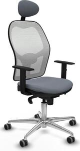 Sedia da ufficio con poggiatesta Jorquera Piqueras y Crespo 1D086G1 Grigio