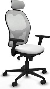 Sedia da ufficio con poggiatesta Piqueras y Crespo 3D036N2 Bianco