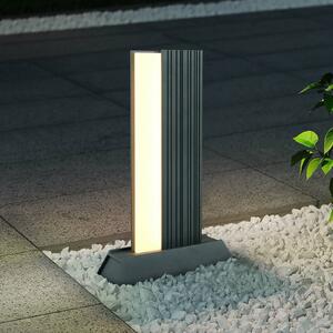 Trio Lighting Lampioncino da giardino MARIZA, Nero, Alluminio, Moderno, Lampada LED da esterni
