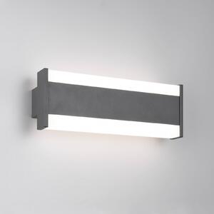 Trio Lighting Applique da esterni a LED DAWSON, Nero, Alluminio, Moderno, Applique LED da esterni