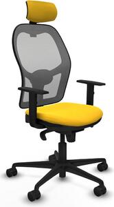Sedia da ufficio con poggiatesta Jorquera Piqueras y Crespo 1D036N2 Giallo