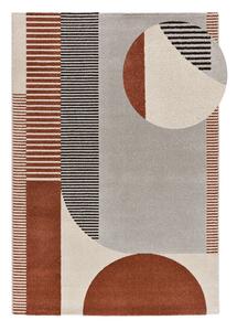 Tappeto rosso/grigio 120x170 cm Gaia – Universal