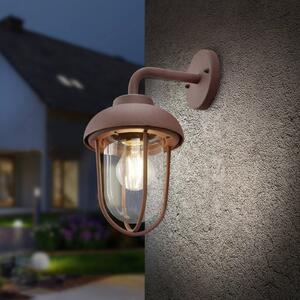 Trio Lighting Applique da esterni DUERO, dimmerabile, Marrone / Ruggine, Alluminio, Applique da esterni