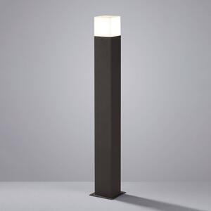 Trio Lighting Lampioncino da giardino HUDSON, Nero, Alluminio, Moderno, Lampada LED da esterni