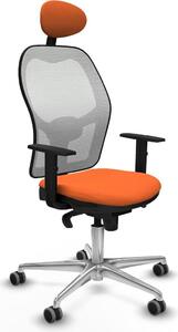 Sedia da ufficio con poggiatesta Jorquera Piqueras y Crespo 1D086G1 Arancione