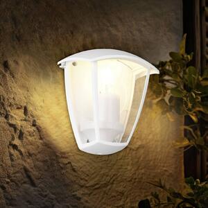 Trio Lighting Applique da esterni VENTA, dimmerabile, Bianco / Opale, Alluminio, Applique da esterni