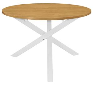 Tavolo da Pranzo Bianco 120x75 cm in MDF