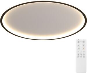 Plafoniera LED rotonda con telecomando Modern bianco e nero 36W Sfumature di bianco 2880 lm metallo dim.: 4,5 x 50 x 50 cm IP20 Abigali