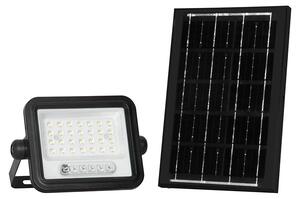 Proiettore solare V-TAC - Impermeabile IP65 - Nero - 50 W - 700 lumen - 7IN1