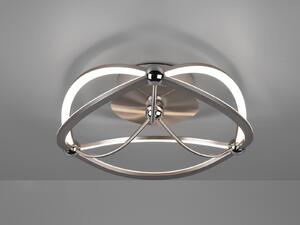 Lampada da soffitto moderna a LED CHARIVARI argento Trio 621210107