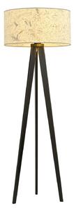 Piantana Moderno Drago Acciaio Nero 1 Luce E27 Ip20