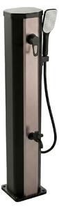 Tanaga Bronze 20 - Doccia Solare Bassa Da Giardino 20L Con Doccetta E Rubinetto Lavapiedi