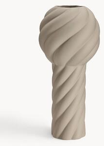 Vaso in ceramica dipinto a mano Twist Pillar, alt. 34 cm