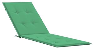 Cuscino per Sdraio Verde (75+105)x50x3 cm