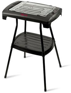 Girmi BQ22 - Barbecue - Bistecchiera elettrica con piedistallo Nero