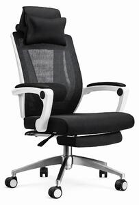 Sedia da ufficio ergonomica con poggiatesta e braccioli regolabili