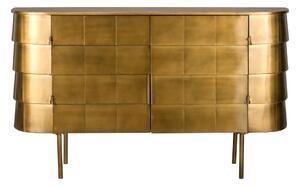 Cassettiera dorata in metallo 117x70x26 cm Hanna – Dutchbone