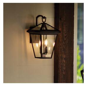 Quintiesse QN-ALFORD-PLACE2-M-MB - Lampada da parete per esterni ALFORD M 2xE14/40W/230V IP44