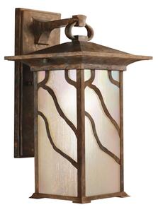 Quintiesse QN-MORRIS-L - Lampada da parete per esterni MORRIS L 1xE27/60W/230V IP44 bronzo