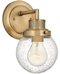 Quintiesse QN-POPPY1-HB-BATH - Applique da bagno POPPY 1xE27/60W/230V IP44 dorata