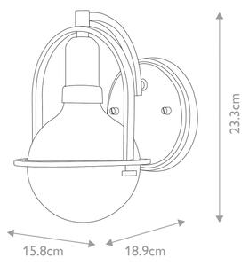 Quintiesse QN-SOMERSET1-HB - Lampada da parete SOMERSET 1xE27/60W/230V dorata