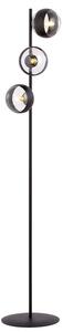 Piantana Minimal Durga Acciaio Nero 3 Luci E14 Ip20