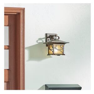Quintiesse QN-MORRIS-M - Lampada da esterno a parete MORRIS M 1xE27/60W/230V IP44 bronzo