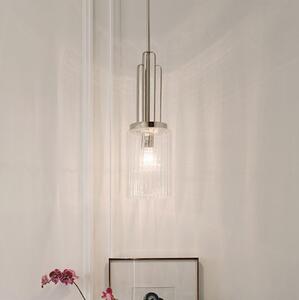 Quintiesse QN-KIMROSE-MP-PN - Lampada a sospensione su asta KIMROSE 1xE27/60W/230V cromo lucido