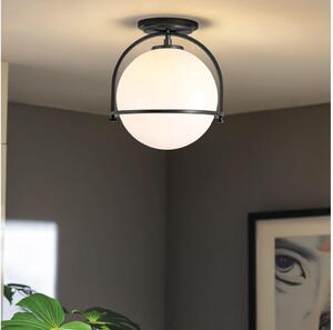 Quintiesse QN-SOMERSET-F-O-BK - Plafoniera SOMERSET 1xE27/60W/230V nera