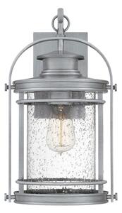 Quintiesse QN-BOOKER-M-IA - Lampada da parete per esterni BOOKER M 1xE27/60W/230V IP44, cromo satinato
