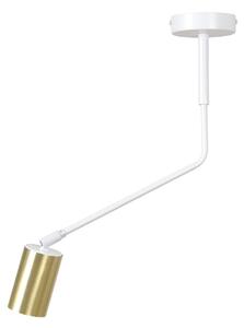 Plafoniera Minimal Tenjin Acciaio Bianco 1 Luce Gu10 Ip20