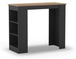 Tavolo da bar con piano in rovere 47x120 cm Peru - Marckeric